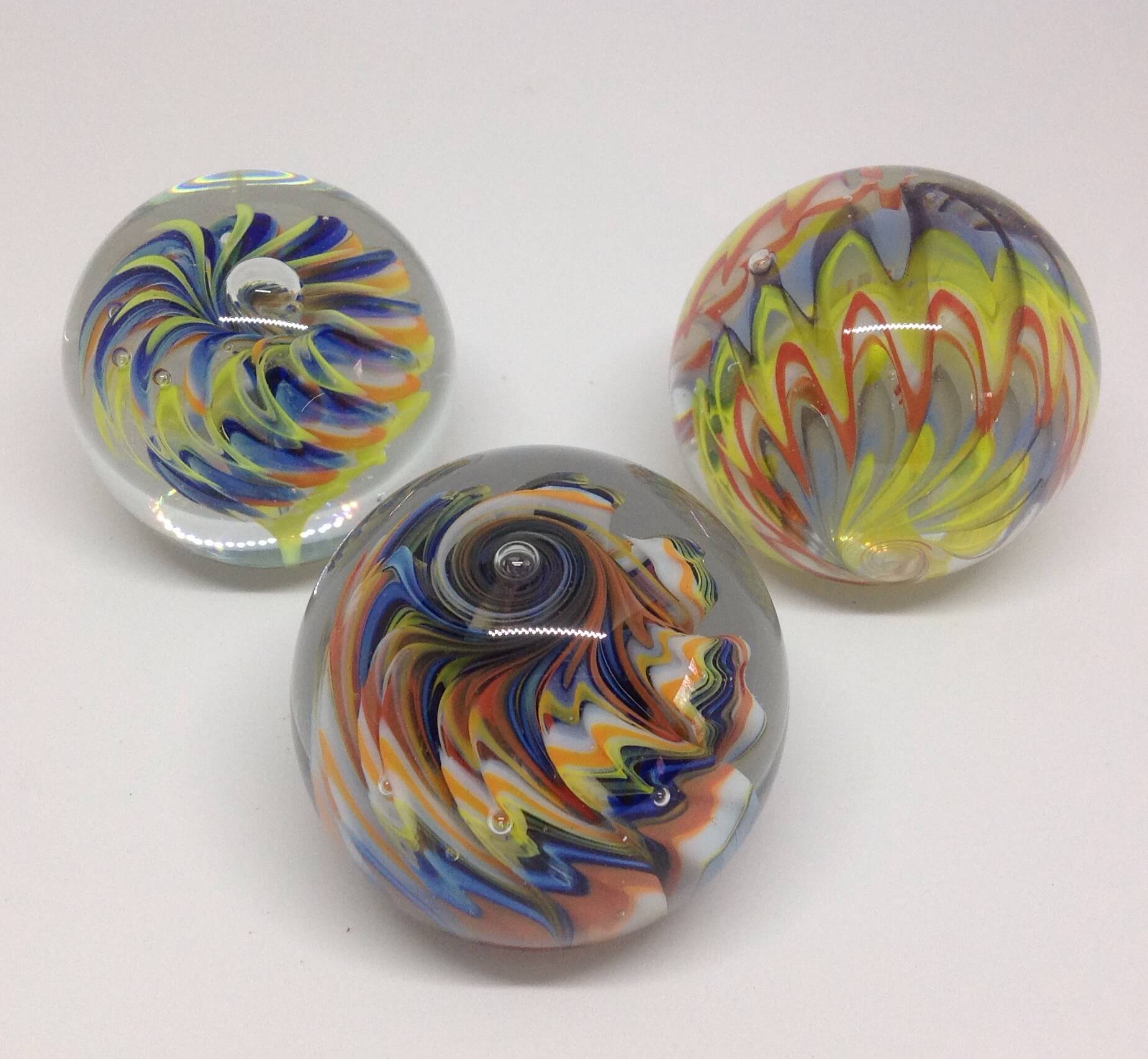 Beautiful Blown Glass Paper Weights