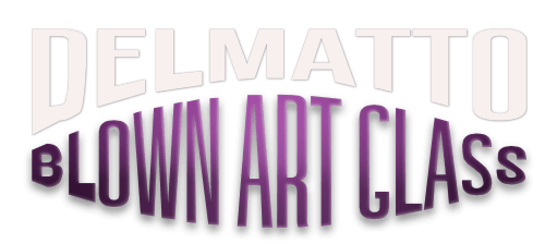 Delmatto Blown Art Glass logo.